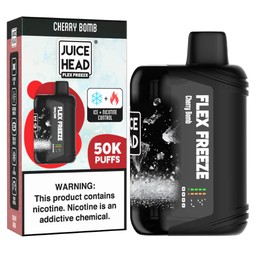 White Peach Raspberry Disposable Vape (50000 Puffs) by Juice Head Flex Freeze